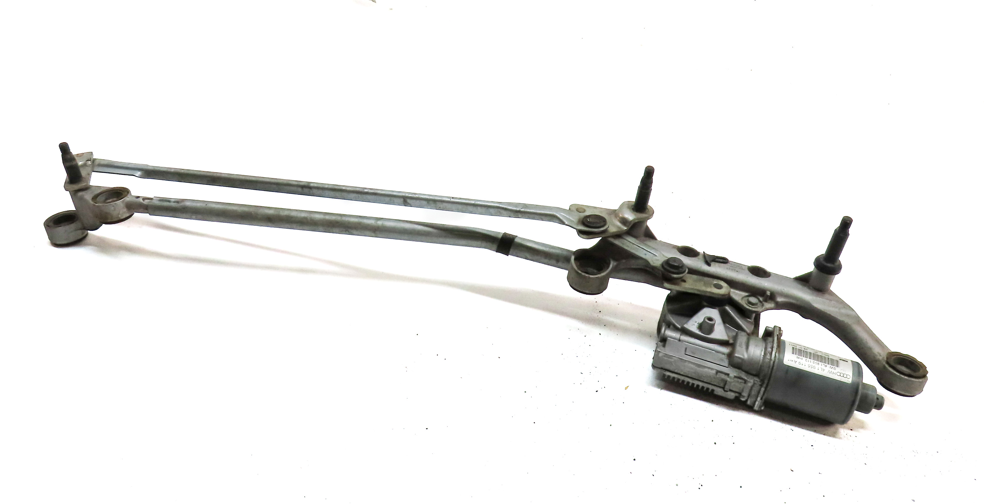 2007-2015 AUDI Q7 (4L) FRONT WINDSHIELD WIPER MOTOR w/ LINKAGE — exact item pictured